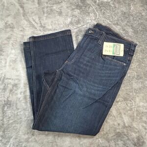 Duluth Trading Co Ballroom Double Flex Relaxed Fit Jeans Dark Wash Mens 42x29